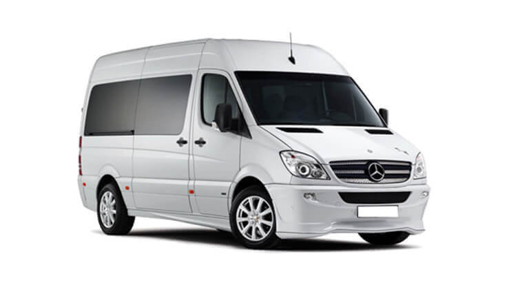 Booking 1 airport transfer mercedes sprinter vehicle